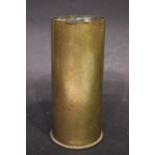 A TRENCH ART VASE, GG70 No. 52, 8" tall, 3" diam of top