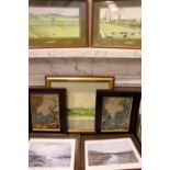 A MIXED LOT OF PRINTS; includes; (i) A pair of framed prints, after Percy French, (ii) a pair of