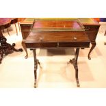 A VERY FINE & RARE IRISH GEORGIAN DOMED TOP SIDE CABINET / WRITING DESK, with domed lift top