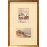 ATTRIBUTED TO A. P . COLLIS, (IRISH LATE 19TH / EARLY 20TH CENTURY), “TWO VIEWS OF CORBIÉRE, (i) THE