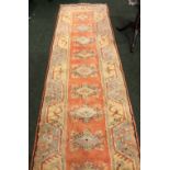 A GOOD HAND WOOVEN FLOOR RUNNER / RUG