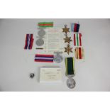 An Efficient Service medal with Territorial bar awarded to T.2035386 PTE A P Crouch RASC, in