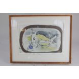 Georges Braque (French 1882-1963), horse drawn chariot, Le Char, lithograph, signed and numbered