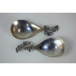 A pair of Edward VII 16th century style silver gilt spoons, maker Cornelius Joshua Vander, London