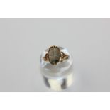 A scarab ring the revolving pottery bug in 18 carat gold