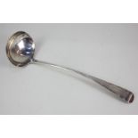 A George IV old English pattern silver ladle, maker William Hope, Exeter, 1823, 5.5oz