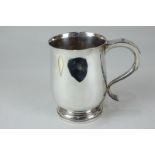 A George VI silver tankard, makers Adie Brothers Ltd, Birmingham 1938, 9.5oz