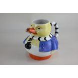 A Mabel Lucie Attwell for Shelley porcelain Sailor Duck teapot, 14cm, (a/f)