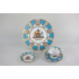 Commemorative porcelain, the Royal Collection to Celebrate the Golden Jubilee, comprising teacup,