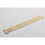 A 9ct yellow gold mesh bracelet, 33.4g