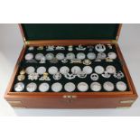 Great British Regiments, a collection of fifty-two silver proof medals by The Birmingham Mint,