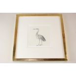 Mary Fedden RA OBE (1915-2012), The Stork, pencil on paper, unsigned, 12.3cm by 11.7cm, provenance