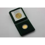 A 1980 proof sovereign in case of issue