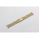 A 9ct gold watch bracelet, 25.3g