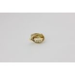 Torun Bulow Hube for Georg Jensen, a citrine 'Savannah' ring in 18ct gold