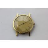 Piaget, a gentleman's 18ct gold ultra slim cased wristwatch, manual wind movement, champagne dial