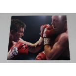 Ricky (The Hitman) Hatton v Tsuyu photograph, bears signature, with Spirit of Sport card