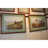 After Archibald Thorburn (1860-1935), two limited edition coloured prints, Red Grouse in Moorland,