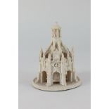 A David Winter miniature model of Chichester Cross, 12.5cm, together with two David Winter miniature