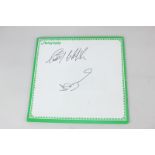 A Courtney Walsh and Desmond Haynes West Indian test cricketer autographed souvenir booklet, A