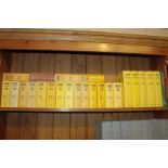 A collection of Wisden Cricketers' Almanacks, various dates from 1973 to 2002, five volumes of