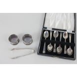 A cased set of six Elizabeth II silver teaspoons, makers Arthur Price & Co Ltd, Birmingham 1963,