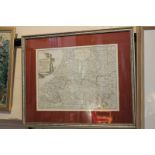 A late 18th century framed map of Holland by Antonio Zatta, 'Le Provincie di Zelanda, Utrecht,