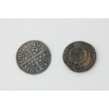 An Edward I penny 1272, and a Constantine I 317AD coin