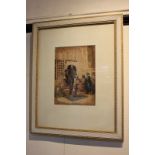 C I Smart (late 19th / early 20th century), Arab market scene, watercolour, signed and dated 88,