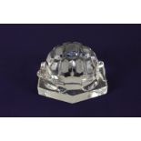 A Baccarat crystal paperweight of a tortoise, 7cm high