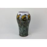 A Royal Doulton stoneware vase, possibly by John Huskinson, of inverted baluster form decorated with