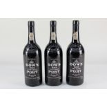 Three bottles of Dow's 1985 Vintage Port, 75cl. each (3)