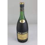 A bottle of Remy Martin Fine Champagne V.S.O.P. cognac, 24 fl.oz., 70% proof