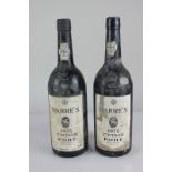 Two bottles of Warre's 1975 vintage port