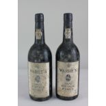 Two bottles of Warre's 1975 vintage port