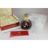 A Remy Martin Louis XIII Grande Champagne cognac, in Baccarat crystal decanter with fleur-di-lis
