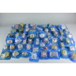 A collection of approximately sixty Del Prado porcelain trinket/pill boxes in various shapes and
