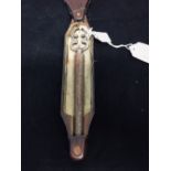 Corkscrews/Wine Collectables: Early 18th cent. Steel screw, French rocket. Long case, elegant key