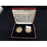 Coins: Royal Mint. Silver proof Piedfort 1998, 1999, World Cup.