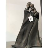 20th cent. Resin figure 'Tribes The Journey Home', Maasai 'Mother's Touch' limited edition 426/4500,