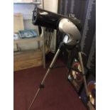 Astronomical: A2 tracking telescope with box, stand and instruction books.