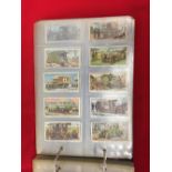 Cigarette Cards: Early 20th cent. album containing W.D. & H. O. Wills part sets including 44