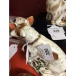 Crown Derby: Imari paperweight Jack Russell MMVIII.