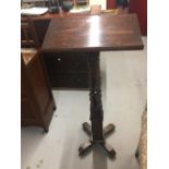 19th cent. Oak arts and crafts lectern.