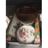19th cent. Ceramics: Royal Doulton part sandwich set, Caltonware floral bowl plus a Crown Derby