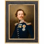 König Ludwig I. von Bayern - Portraitgemälde nach Joseph Stieler, um 1850/60Öl auf Leinwand und