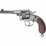 Reichsrevolver Mod. 1883 Offiziersausführung, belg. NachbauKal. 10.6mm Dt. Ord., Nr. 1, Blanker,