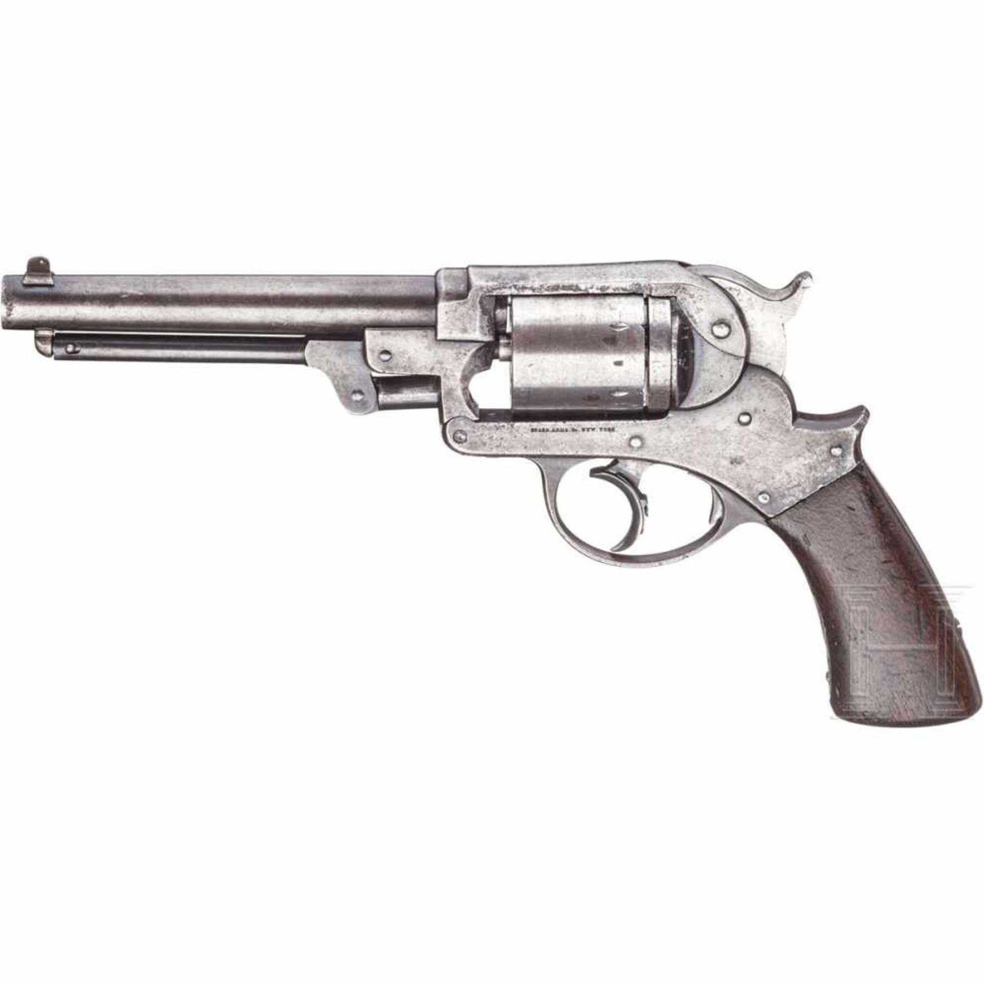 Starr Arms Mod. 1858 Army, Cartridge Conversion, Post Civil WarKal. .44-40, Nr. 5800, Nummerngleich.