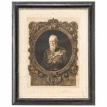 Wilhelm Freiherr von Leonrod - Portrait des Prinzregenten LuitpoldS/W-Druck auf Papier. Halbfigur in