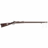 Einzelladerbüchse Model 1879 U.S. "Trapdoor" RifleKal. .45-70, Nr. 221304, Gezogener Lauf mit